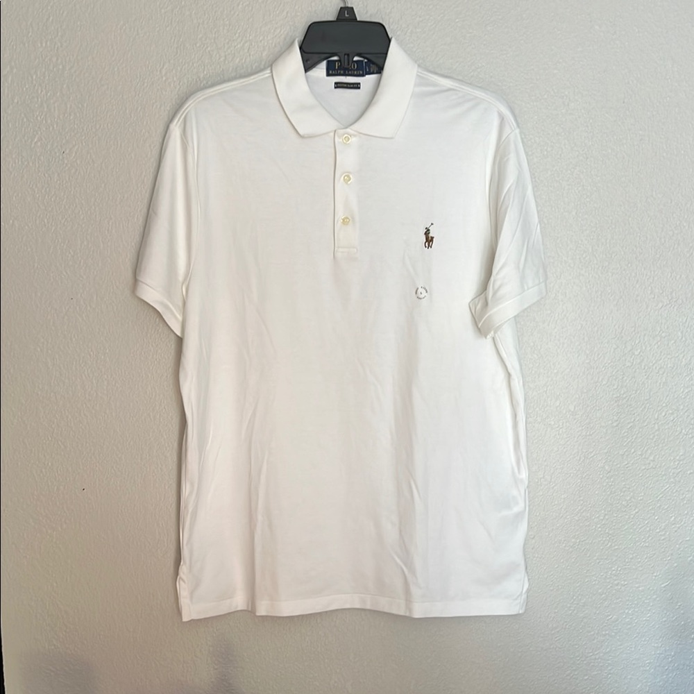 Polo by Ralph Lauren Men's Ivory Polo Shirt